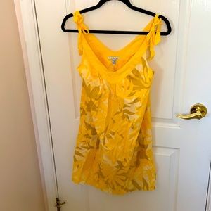 2/$20 American Eagle Yellow Summer Floral Dress